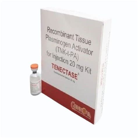 Tenectase 20mg Inj at Rs 24932/piece | Tenecteplase Injections in ...