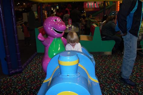 Em and Barney at Chuck E. Cheese's | abbamouse | Flickr