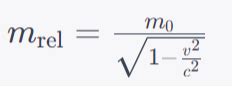 Relativistic Mass Formula, Definition, Solved Examples