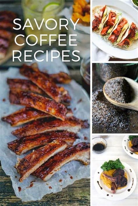 Savory Recipes With Coffee - Ideas For Cooking With Coffee