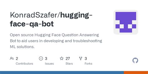 GitHub - KonradSzafer/hugging-face-qa-bot