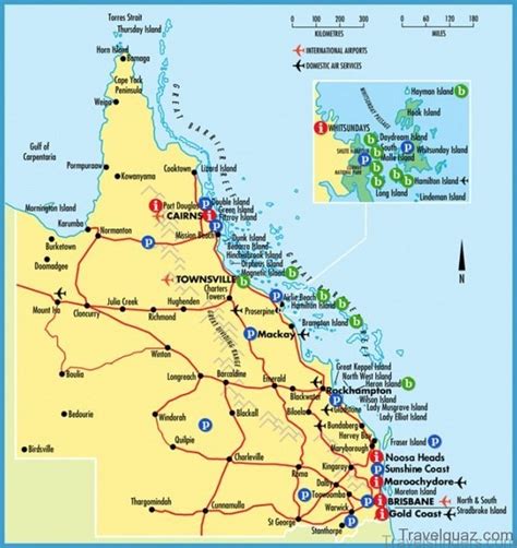 Brisbane Map and Travel Guide - TravelsFinders.Com