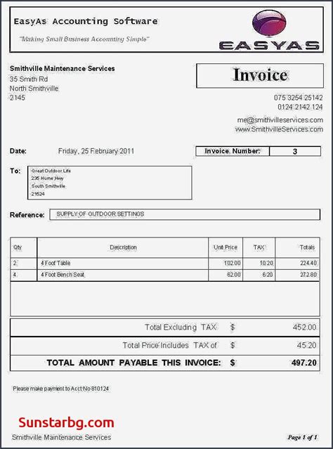 Bookkeeping Invoice Template | Customize & Download - Bonsai