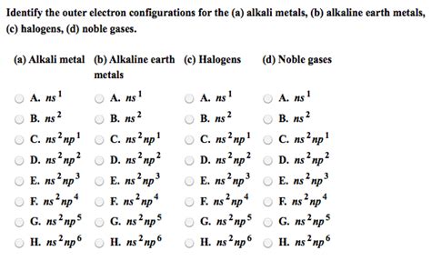 General Electronic Configuration Of Alkali Earth Metals - The Earth Images Revimage.Org