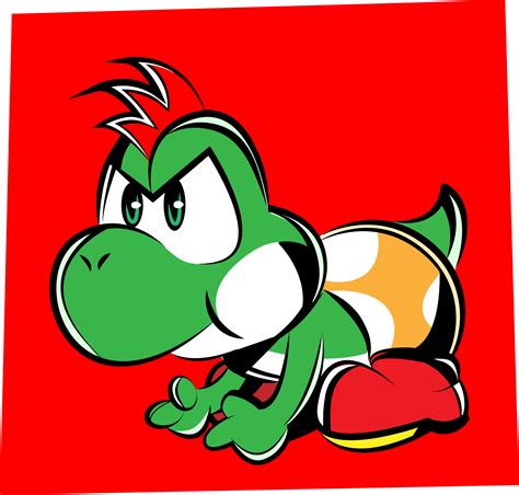 Yoshi Kid (Paper Mario TTYD) by KrusperAnims on Newgrounds