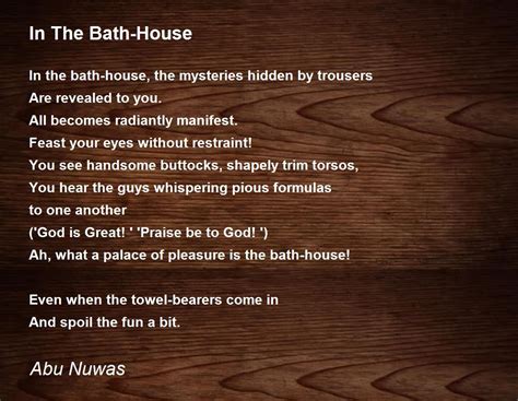 Pleasure At The Bathhouse – Telegraph