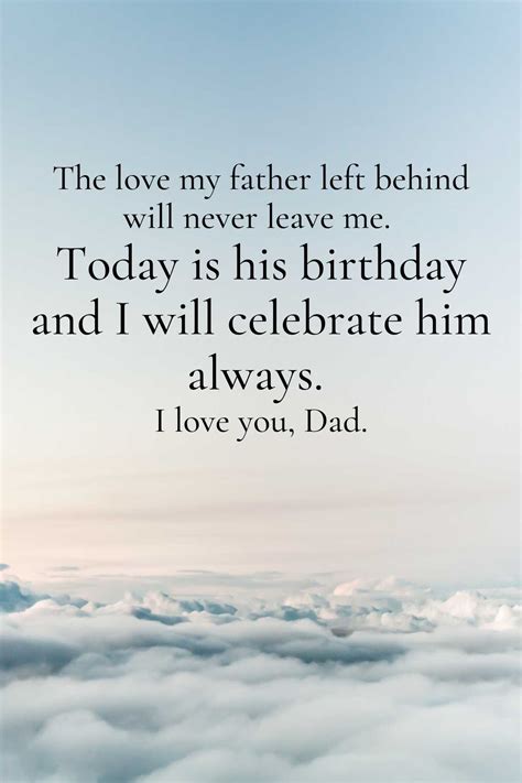 63 Happy Birthday Dad In Heaven Quotes - Darling Quote