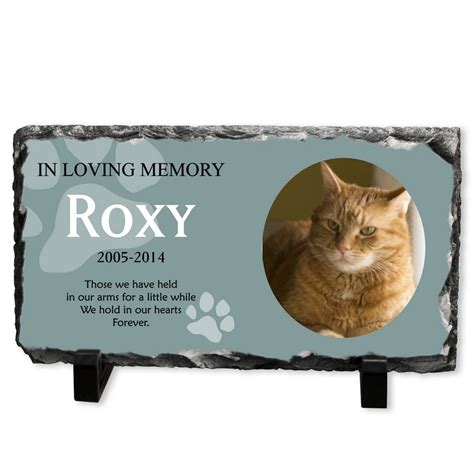 Personalized Cat Memorial Stone Plaque