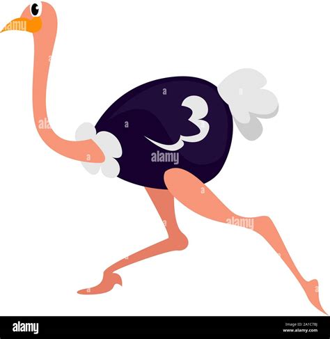 Ostrich running Cut Out Stock Images & Pictures - Alamy