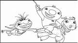 wallykazam And Friends coloring Sheet  Coloring Pages sketch template