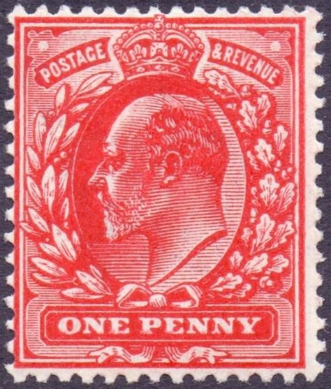 GB - One Penny - Edward VII - 1902 | Vintage postage stamps, Stamp auctions, Rare stamps