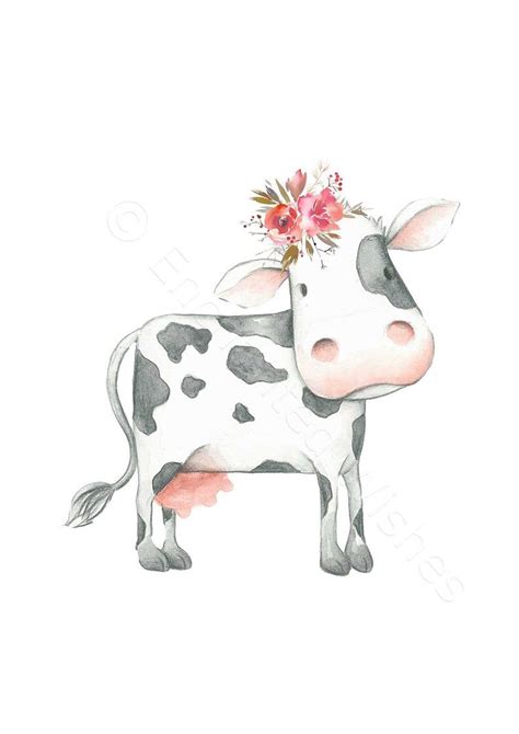 Floral Farm Animals Nursery Prints Set 3 Farm Animal Nursery | Etsy | Farm animal nursery ...