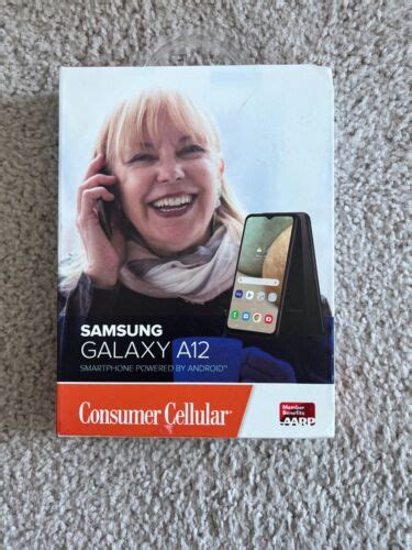 Consumer Cellular SAMSUNG Galaxy A12 32gb Smartphone Black New | eBay