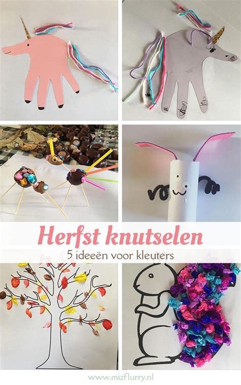 5x herfst knutselen met kleuters - MizFlurry - activiteiten voor ...