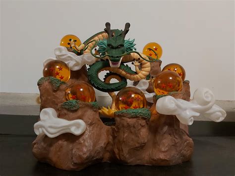 My girlfriend got me this insane Shenron statue : r/DBZCU