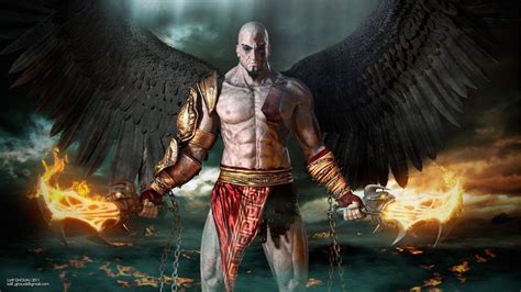 God Of War Kratos Face Wallpaper