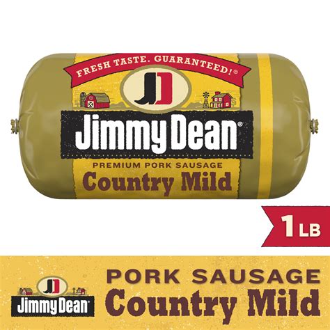 Jimmy Dean Premium Pork Country Mild Sausage Roll, 16 oz - Walmart.com