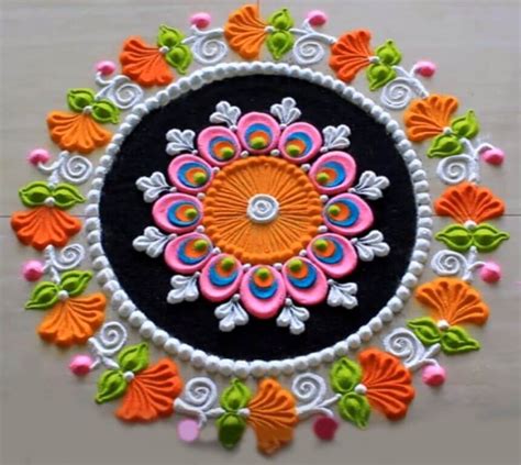 Diwali Rangoli Designs Tihar Deepavali HD Image Photos Colors Picture | Free hand rangoli design ...