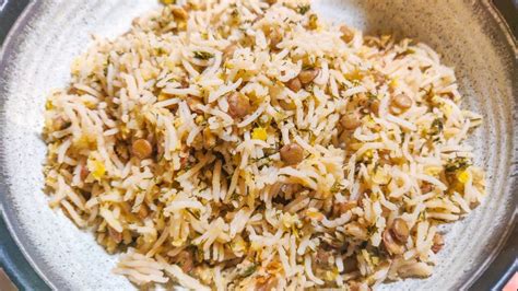 Easy Rice with Brown Lentils in Rice Cooker - Basmati Rice with Lentils ...