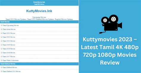 Kuttymovies 2023 – Latest Tamil 4K 480p 720p 1080p Movies Review