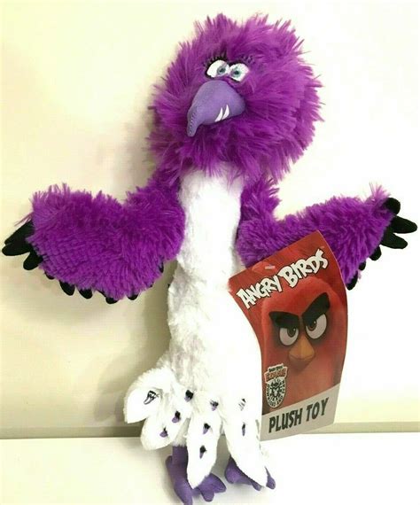 Large 15" Angry Birds 2 Purple Zeta Eagle Plush .New Toy. Soft | eBay