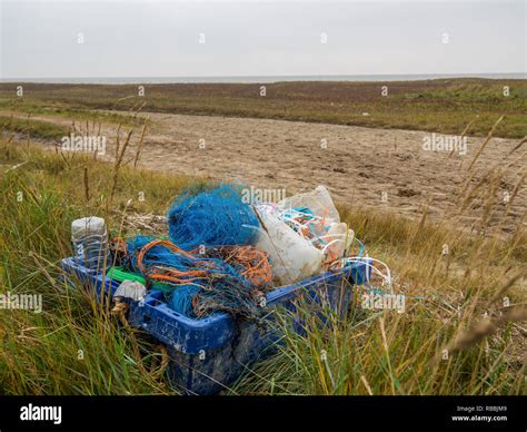 North Sea plastic garbage pollution Stock Photo - Alamy