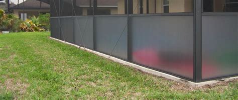 FLORIDA GLASS - Vinyl Laminated Phifer Privacy Screen