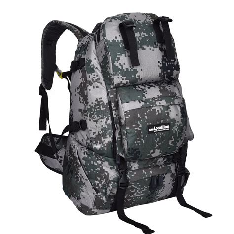 Outdoor Waterproof Tactical Military Bag Hiking Travel Camo Backpack ...