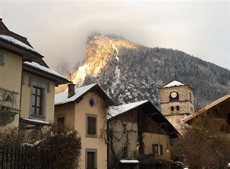 Sunset in beautiful Samoens | Alpine village, Skiing, Travel