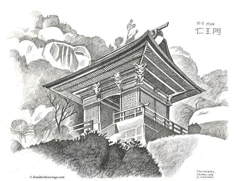 Japan Pen-and-ink drawings | Portraits in pen-and-ink and oil by Jonathan Machen