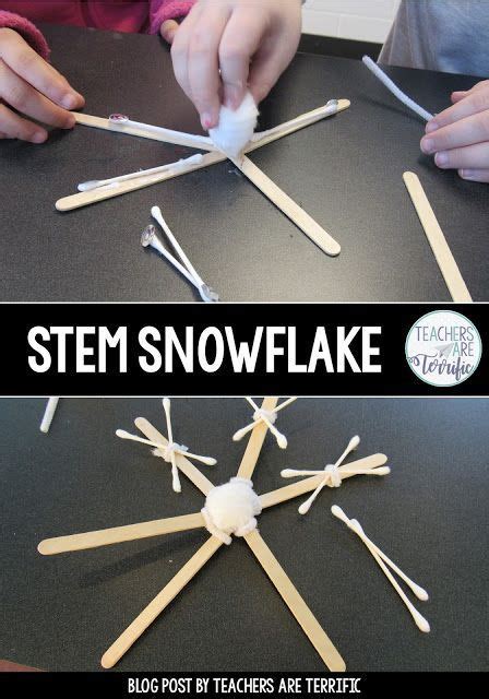 STEM Snowflake Design Challenge | Stem challenges, Snowflake designs, Stem lab