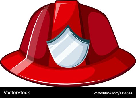 Fire helmet Royalty Free Vector Image - VectorStock