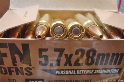 100 FN 5.7x28 JHP 30 grain SS200 New Ammo 5.7 FN PS90 NEW Ammuniton - Rifle Ammunition at ...