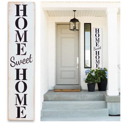 Buy Porch Welcome Sign Tall - Home Sweet Home - 42"x 9" – Porch Sign ...