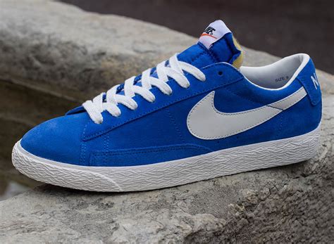 Nike Blazer Low Premium VNTG "Prize Blue" - SneakerNews.com