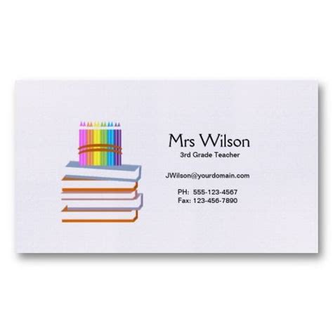 Teacher Business Cards, Teacher Cards, Calling Card Design, Tutoring ...