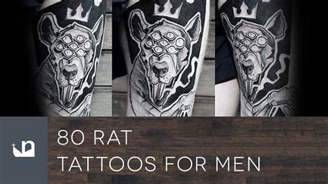 80 Rat Tattoos For Men - YouTube