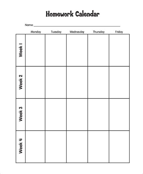 FREE 10+ Sample Printable Weekly Calendar Templates in MS Word | PDF