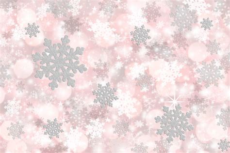 Soft Pink Snowflake Backgrounds Stock Photos, Pictures & Royalty-Free Images - iStock