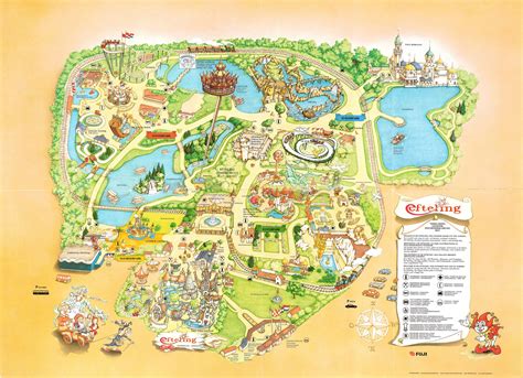 72: Een Efteling-plattegrond uit 1991 — Kleine Boodschap