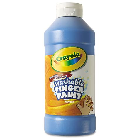 Crayola CYO551316042 Washable Fingerpaint, Blue, 16 oz