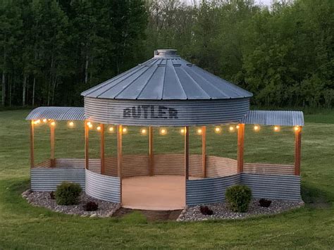 Grain Bin Gazebo Plans 2020, Backyard Landscape Design Ideas Yoga