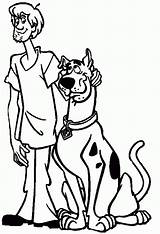 Scooby Doo And Shaggy Coloring Pages  Home sketch template