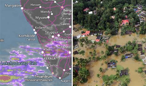 Kerala Flood Map India Floods Mapped Where Is It Flooded Evacuation ...