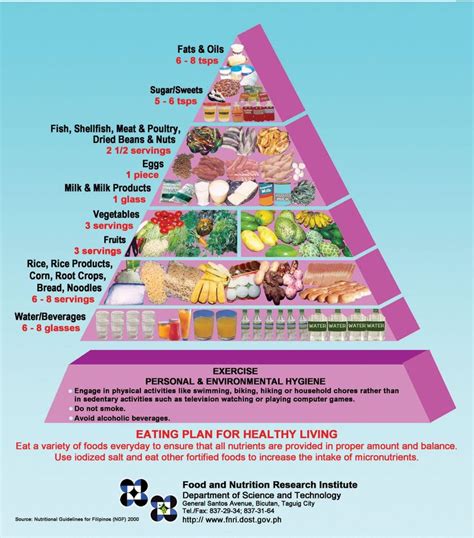 Daily Nutritional Guide Pyramid | Food pyramid, Food pyramid kids, Food pyramid servings