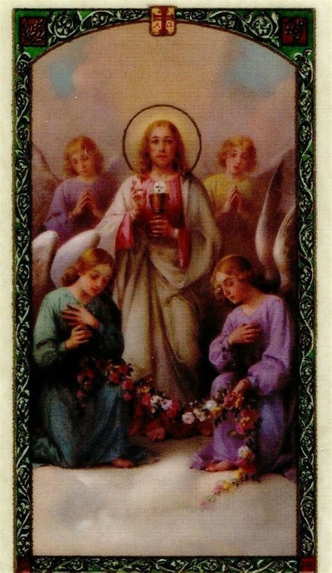 Morning Offering Prayer Card - Item EB655 - Catholic Laminated Holy Cards - Holy Cards