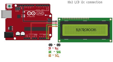 I2C LCD Arduino Connection