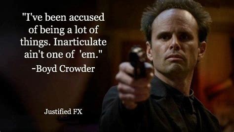 10 Most Unforgettable JUSTIFIED Quotes | Movie TV Tech Geeks News