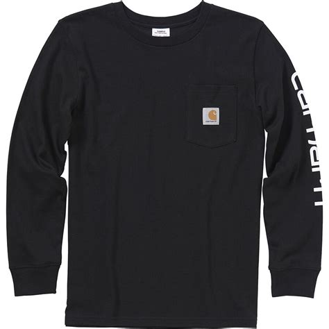 Carhartt Pocket Logo Long-Sleeve T-Shirt - Boys' - Kids