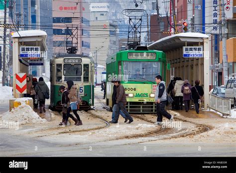 Hakodate street tram hi-res stock photography and images - Alamy